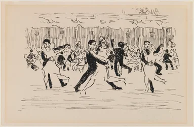 Scène de bal (couples dansant)